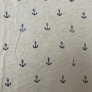 Beautiful J. Crew anchor shirt. Linen.